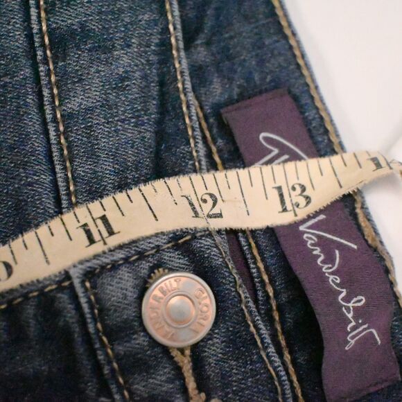 Gloria Vanderbilt Womens 16W 38x29 Blue High Rise Waist Amanda Jeans - Picture 7 of 8